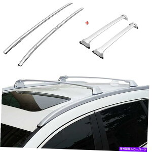 [tLA 4PCSLbgVo[[t[ƃbNNXo[tBbg2017-2021z_CR-V CRV 4PCS Kit Silver Roof Rails and Rack Crossbar fit 2017-2021 HONDA CR-V CRV