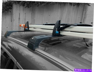 [tLA g^I[XSW 2013̃[tbNƉ׏d͂͂̌X~߂܂ - ubNAbv Roof Rack and Load Stops Ladder Tilt For Toyota Auris SW 2013 - Up Black