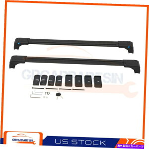 [tLA Kia Soul 2020-2021[tbNNXo[ubN[A~jEh~bN For KIA Soul 2020-2021 Roof Rack Cross Bar Black Rails Aluminum Anti-theft Lock