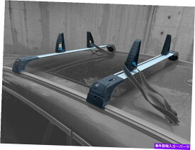 ルーフキャリア ヒュンダイ・コナ2018のルーフラックと荷重ははしごの傾きを止めます - 銀 Roof Rack and Load Stops Ladder Tilt For Hyundai Kona 2018 - Up Silver