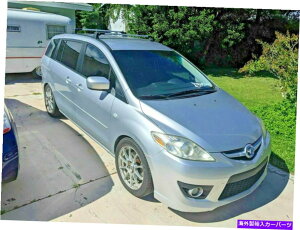 [tLA }c_5~jo2006-2017tBbNX|Cg̃Vo[[tbNNXo[ Silver Roof Rack Cross Bar for MAZDA 5 Minivan 2006-2017 FIX POINT