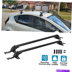 [tLA A~jEJ[gbvו[tbNNXo[LA̓g^vEX𒲐\ Aluminum Car Top Luggage Roof Rack Cross Bar Carrier Adjustable For Toyota Prius