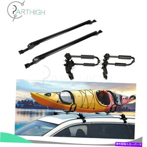 [tLA 43.3 "jo[TJ[gbv[tbNNXo[ݕJk[{[gJbNbN For 43.3" Universal Car Top Roof Rack Cross Bar Cargo & canoe boat kayak rack