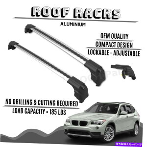 [tLA BMW X1iE84j2009-2015pbN\ȃA~jE[tbNo[NXo[bNbN LOCKABLE ALUMINIUM ROOF RACK BAR CROSS BARS RACK FOR BMW X1 (E84) 2009-2015