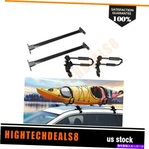 [tLA ܂肽݉\ȃyAJbNbN +[tbNNXo[ݕ05-12YpXt@C_[ Foldable Pair Kayak Rack + Roof Rack Cross Bar Cargo For 05-12 Nissan Pathfinder