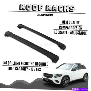 [tLA ZfXpbN\ȃA~jE[tbNo[NXo[ - xcGLCi2015-2019j LOCKABLE ALUMINIUM ROOF RACK BAR CROSS BARS FOR MERCEDES- BENZ GLC (2015-2019)