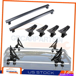 [tLA jo[TVo[p50C`[tNXo[[tbNNXo[Vo[]ԃbN For Universal Silver 50" Roof Cross Bar Roof Rack Cross Bar Silver Bicycle Rack