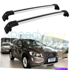 [tLA {{XC60̕čXgbNNXo[2009-2017[tbN[וLA US Stock Cross Bars for Volvo XC60 2009-2017 Roof Rack Rails Baggage Carrier