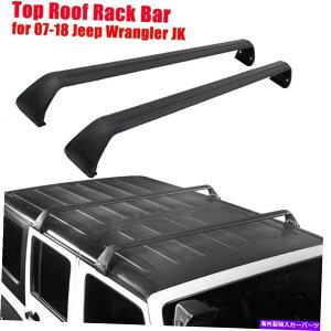 [tLA 2007N2018ÑW[vO[JK2xwr[f[eB[[tbNNXo[וLA 2X Heavy Duty Roof Rack Cross Bar Luggage Carrier for 2007-2018 Jeep Wrangler JK