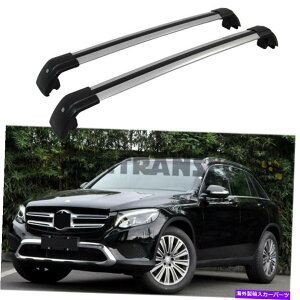 [tLA xcGLC̕čXgbNyANXo[2016-2022[tbN[bN\ȉݕ US Stock Pair Cross Bars for Benz GLC 2016-2022 Roof Rack Rails Lockable Cargo