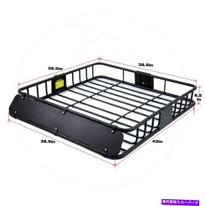 [tLA tBbgz_43 "[tgbvoXPbgNXo[}EgJ[SbNXg[WLAz_[ Fit Honda 43" Roof Top Basket Cross Bar Mount Cargo Rack Storage Carrier Holder