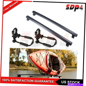 [tLA 2011-2018̃[tbNW[vOh`FL[NXo[[tbN +JbNbN Roof Rack For 2011-2018 Jeep Grand Cherokee Cross Bar Rail w/ Lock + Kayak Racks