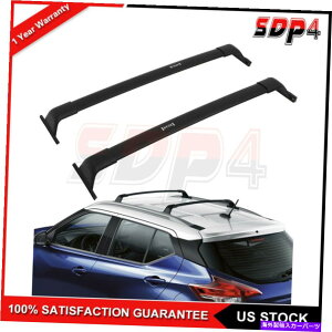 [tLA 2012-2016̃ubN2xgbv[tbNNXo[z_CRVוLAݕ Black 2x Top Roof Rack Cross Bar For 2012-2016 Honda CRV Luggage Carrier Cargo