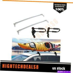 [tLA [tbNtBbg2014-2018 Infiniti QX60 JX35NXo[[A~jE+JbNbN Roof Rack Fits 2014-2018 Infiniti QX60 JX35 Cross Bars Rails Aluminum+Kayak Rack