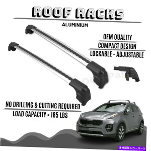 [tLA Kia Sportagep̃A~jE[tbNo[NXo[bNi2016-2018jf ALUMINIUM ROOF RACK BAR CROSS BARS RACK FOR KIA SPORTAGE (2016-2018) MODELS
