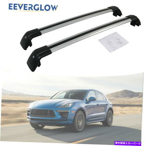 [tLA |VF}JS^[{2014-2022[t[bNɓKNXo[NXo[ Cross Bar Crossbars Fit for Porsche Macan S Turbo 2014-2022 Roof Rail Rack