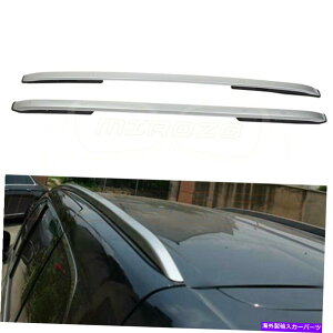 [tLA A~jE[tbN[2017-2020W[vlQ[hNXo[ݕVo[ɓK܂ Aluminum Roof Rack Rails Fits 2017-2020 Jeep Renegade cross Bars cargo Silver