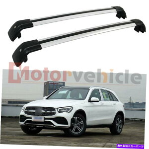 [tLA 2016-2022ZfXxcGLCVo[NXo[[tbN[̕č US Stock For 2016-2022 Mercedes Benz GLC Silver Cross Bars Roof Rack Rails