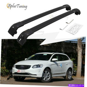 [tLA tBbg{{XC60 XC 2008-2017ubNA~jENXo[[tbNNXo[ Fit VOLVO XC60 XC 2008-2017 Black Aluminum Cross Bars Roof Rack Crossbars