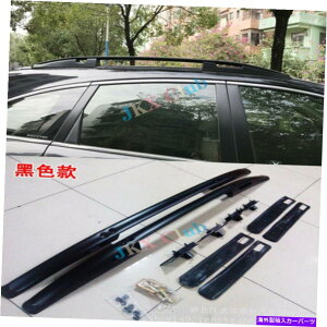 [tLA z_CRV 2007 2009 2009 10 2011pA~jEubNgbv[tbN[TCho[ Aluminum Black Top Roof Rack Rail Side Bars For Honda CRV 2007 2008 2009 10 2011