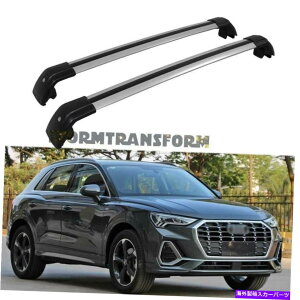 [tLA AEfBQ3 2019-2022ϋv̂郍bN\ȃ[tbNJbN̕čXgbNNXo[ US Stock Cross Bar for Audi Q3 2019 - 2022 Durable Lockable Roof Rack Kayak