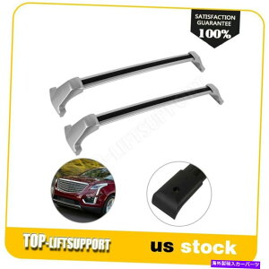 [tLA 2017-2020̍[tbNNXo[[LfbNXT5ݕA~jEו Black Roof Rack cross bar Rail For 2017-2020 Cadillac XT5 Cargo Aluminum baggage
