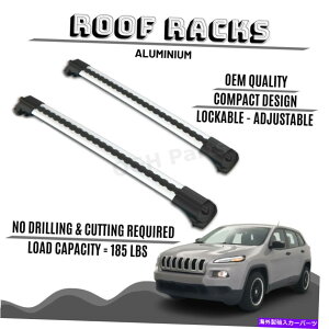 [tLA W[v`FL[KL 2014-2019fpbN\ȃA~jE[tbNo[NXo[NXo[ LOCKABLE ALUMINIUM ROOF RACK BAR CROSS BAR FOR JEEP CHEROKEE KL 2014-2019 MODELS