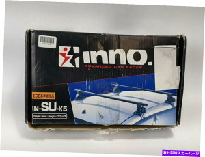 ���[�t�L�����A Inno in-su-k5�u���b�N�A�h�o���X�h�X�N�G�A�J�[���b�N���炩�ȉ����^�C�v Inno IN-SU-K5 Black Advanced Square Car Rack for Smooth Roof Type�y���s�A���i�z