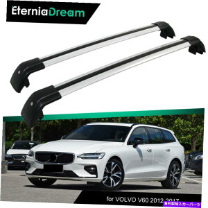 [tLA NXo[̃[t[bN{{V60 2012-2017 CrossBars US StockɓKĂ܂ Cross Bars Roof Rails Rack Fit for Volvo V60 2012-2017 Crossbars US Stock