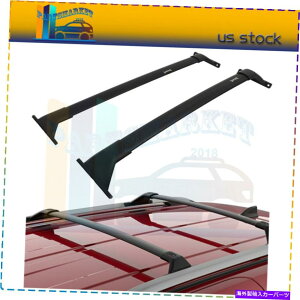 [tLA 2016N2019Ñg^RAV4̐V[tbNNXo[[Lbgוݕ NEW Black Roof Rack Cross Bar Rails Kit Luggage Cargo For 2016-2019 Toyota RAV4