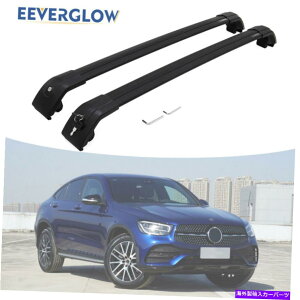 [tLA ZfXxcGLC 2016-2022ɓKNXo[NXo[[t[bN Cross Bar Crossbars Roof Rail Rack Fit for Mercedes Benz GLC 2016-2022