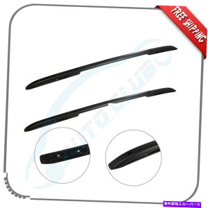 [tLA 2015-2018 Jeep Renegade2x Roof Side Rail Rack Black Aluminium Bar US Stock Fits 2015-2018 JEEP Renegade 2x Roof Side Rail Rack Black Aluminum Bar US Stock