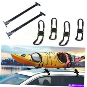 [tLA 2005-2012̓YpXt@C_[BLKo[[tbN2XNXo[4x{[gJbN For 2005-2012 Nissan Pathfinder Blk rubber Roof Rack 2x crossbar 4x boat kayak