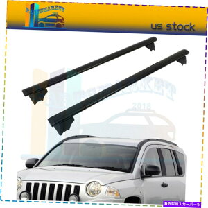 ルーフキャリア 2011-21ジープラングラーの新しい黒いルーフラッククロスバーレールキット荷物貨物 NEW Black Roof Rack Cross Bar Rails Kit Luggage Cargo For 2011-21 Jeep Wrangler