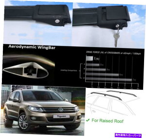 [tLA [tbNNXo[ݕ^Ǝ҂VWeBOA2012-2016ɓK܂ Roof Rack Cross Bars Cargo Carrier Fits VW Tiguan 2012-2016