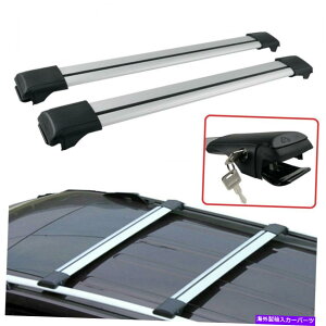[tLA }c_CX-5 2013-2015Ԃ̃gbv[tbNNXo[וLAo[t For Mazda CX-5 2013-2015 Car Top Roof Rack Cross Bar Luggage Carrier Bars w/ Key