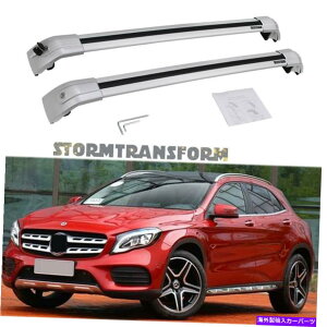 ���[�t�L�����A �x���cGLA�̕č��X�g�b�N�N���X�o�[2014-2019�ו����[�t���b�N���[���ݕ��A���~�j�E�� US Stock Cross Bar for Benz GLA 2014-2019 Luggage Roof Rack Rail Cargo Aluminum�y���s�A���i�z