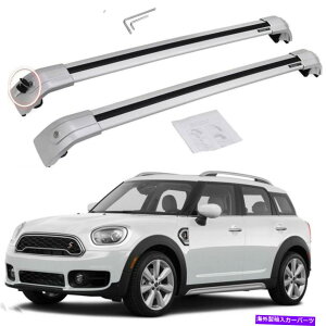 [tLA ~jJg[}̂߂2pVo[2011-2022[tbN[NXo[וLA 2P Silver for Mini Countryman 2011-2022 Roof Rack Rail Cross bar luggage carrier
