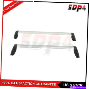[tLA A~jE2Vo[gbv[tbNQbWNXo[XoCvbT2017-2021 Aluminum 2 Silver Top Roof Rack Luggage Cross Bar For SUBARU IMPREZA 2017-2021
