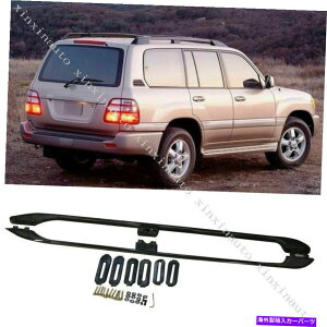 [tLA 2pHX^C̃[t[bNubNg^hN[U[LC/FJ100 1998-07 2P Factory Style Roof Rails Rack Black For Toyota Land Cruiser LC/FJ100 1998-07