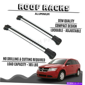 [tLA _bWW[j[p̃bN\ȃA~jE[tbNo[NXo[bNB i2009-2018j LOCKABLE ALUMINIUM ROOF RACK BAR CROSS BARS RACK FOR DODGE JOURNEY. (2009-2018)