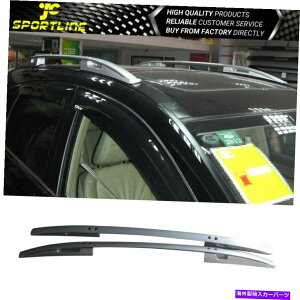 [tLA tBbg2007-2011z_CRV CR-V OEt@Ng[X^C[tbNVo[TCh[o[ Fits 2007-2011 Honda CRV CR-V OE Factory Style Roof Rack Silver Side Rail Bar
