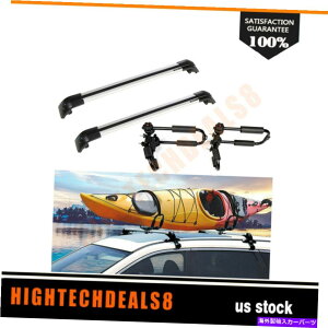 [tLA luggeageNXo[[tbNLbgJbNbN18-2019 VWtHNX[QAgX Luggeage Cross Bar Roof Rack Kit with Kayak Rack For 18-2019 VW Volkswagen Atlas