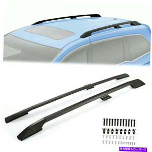 [tLA 11-17z_IfbZCp̃A~jE[tbNTCh[וLAJ[So[ Aluminum Roof Rack Side Rails Luggage Carrier Cargo Bar For 11-17 Honda Odyssey