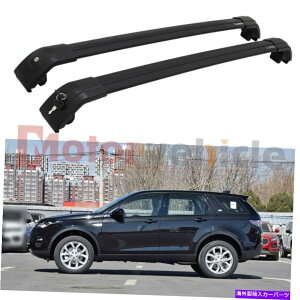���[�t�L�����A 2015-2022�����h���[�o�[�f�B�X�J�o���[�X�|�[�c�u���b�N�N���X�o�[���[�t���b�N���[���̕č����� US Stock For 2015-2022 Land Rover Discovery Sport Black Cross Bar Roof Rack Rail�y���s�A���i�z
