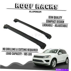 [tLA tHNX[QgDAÕA~jE[tbNo[NXo[bNi2010-2017j ALUMINIUM ROOF RACK BAR CROSS BARS RACK FOR VOLKSWAGEN TOUAREG (2010-2017)