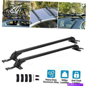 [tLA q_CFX^[J[[tbNNXo[43.3 "וLAA~jE+bNp For Hyundai Veloster Car Roof Rack Cross Bar 43.3" Luggage Carrier Aluminum+Lock