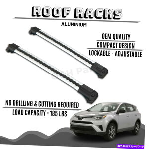[tLA g^RAV4p̓h~fUCbN\ȃA~jE[tbNo[i2013-2018j ANTI-THEFT DESIGN LOCKABLE ALUMINIUM ROOF RACK BAR FOR TOYOTA RAV4 (2013-2018)