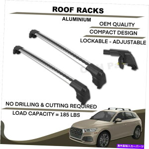 [tLA AEfBQ3p̃A~jE[tbNo[NXo[bNB 2019-2020f̓bN\ł ALUMINIUM ROOF RACK BAR CROSS BARS RACK FOR AUDI Q3. 2019-2020 MODELS LOCKABLE