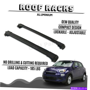 [tLA tBAbg500Xi2016-2019jfp̃A~jE[tbNo[NXo[bNbN ALUMINIUM ROOF RACK BAR CROSS BARS RACK FOR FIAT 500X (2016-2019) MODELS